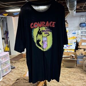 Cartoon Network Courage the Cowardly Dog Black Tee